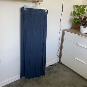 Roxy Navy Maxi Skirt M